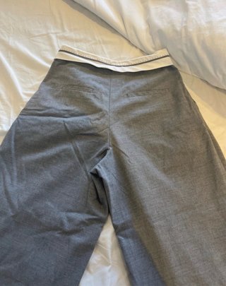 Pantalón de traje gris