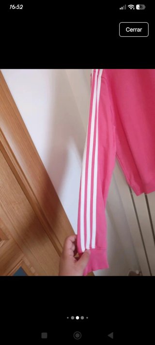 Sudadera Adidas Rosa Media Cremallera