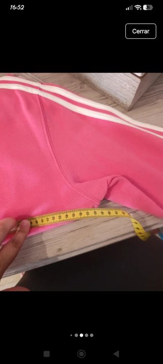 Sudadera Adidas Rosa Media Cremallera