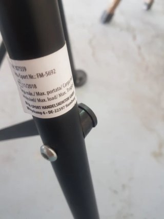 Trípode Crivit Negro