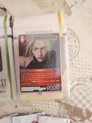 Paquetes y cartas Final Fantasy