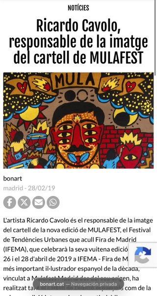 Obra de arte RICARDO CAVOLO