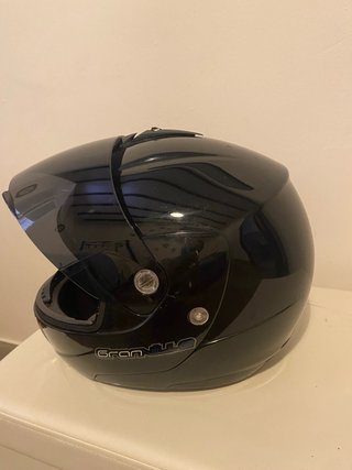 Casco de moto negro LAZER
