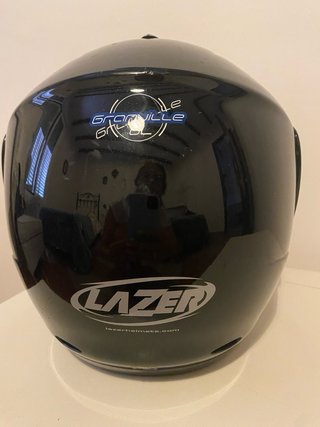 Casco de moto negro LAZER