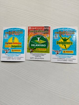 Cartas Panini Fútbol 2016-17/ 2017-2018