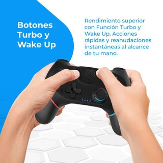 Mando inalámbrico Nintendo Switch turbo vibración
