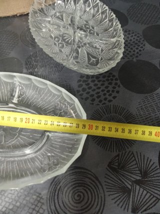 2 bomboneras de cristal macizo tallado(envíos)
