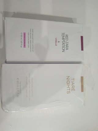 Zara Red Temptation & Tiara Nights Perfumes