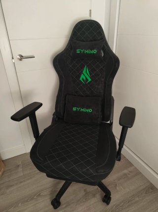 Silla Gaming Ergonómica Symino Negra
