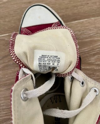 Converse All Star Rojas Talla 42