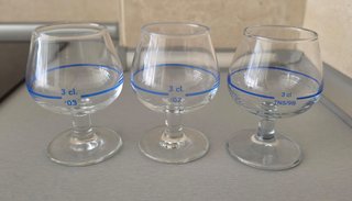 Conjunto 3 copos digestivo 3cl vidro