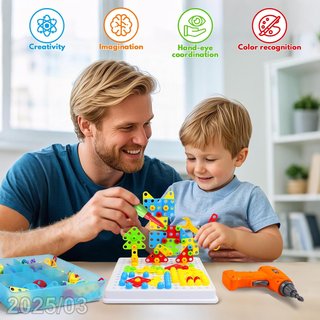 AKOKIE Juego Construccion Infantil 223 Piezas