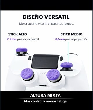 Thumbsticks ergonómicos para mando PS4/PS5