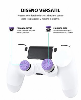 Thumbsticks ergonómicos para mando PS4/PS5