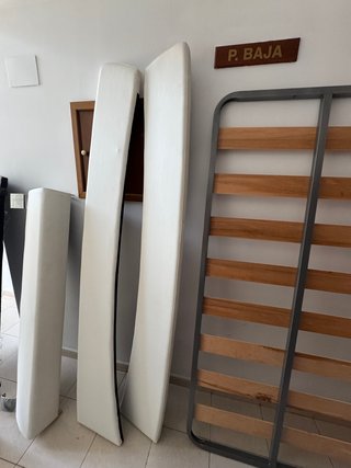 Somier blanco 5 piezas buen estado