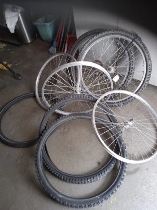 Ruedas de bicicleta 24 completas