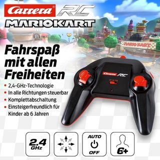 - Carrera coche teledirigido Mario Kart niños