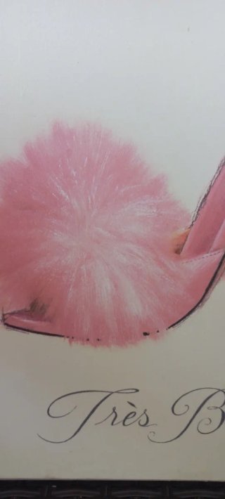 Cuadro decorativo tacón rosa