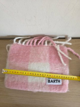 Pochette MC2 Saint Barth rosa con frange