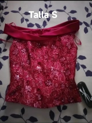 Conjunto de fiesta negro y rosa maquillaje T- 40