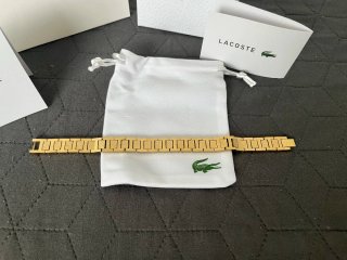 Pulsera Lacoste Step Dorada