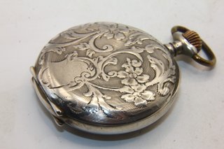 Stupendo orologio Art Nouveau argento fine 1800