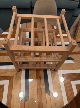 Botellero de madera IKEA Hutten