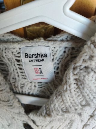 Chaqueta Bershka Beige Talla M