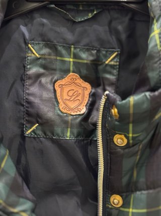 Chaleco cuadros LLOYD’S verde talla L