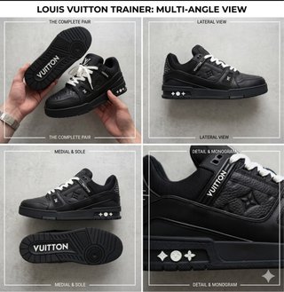 Zapatillas Louis Vuitton Trainer Negras