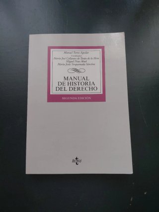 Manual de historia del derecho