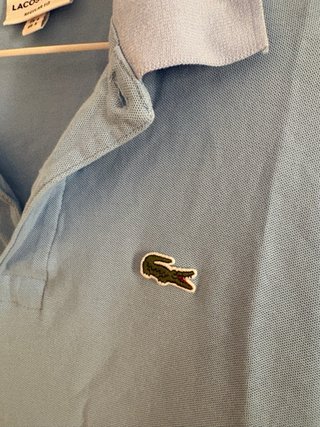Polo Lacoste Azul Talla M