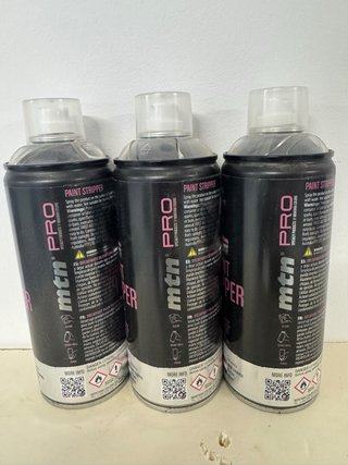 3 Sprays Decapante de Pintura MTN