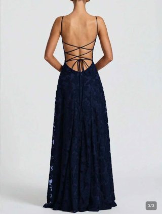 Vestido de fiesta azul