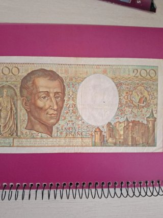 Billete 200 Francos Franceses 1983 circulado