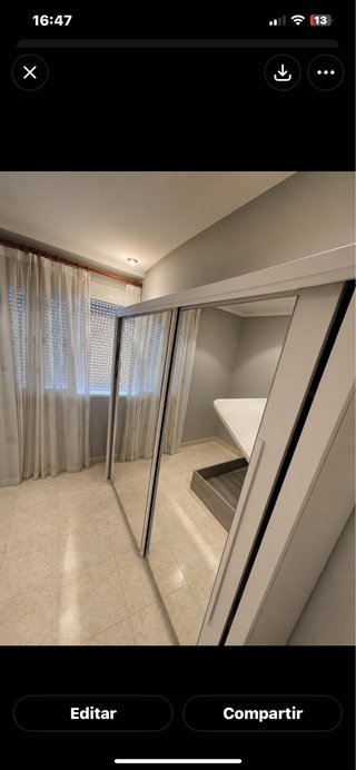 Mueble cristalero blanco 3 habitáculos