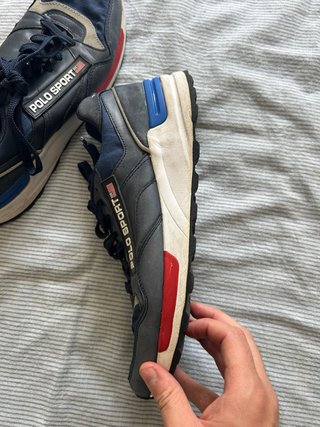 Zapatillas Polo Sport Azul y Gris