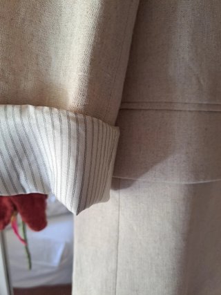 Americana Lino Zara Cruda Talla M