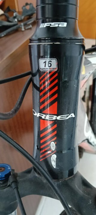 Bicicleta Orbea Talla 16 que es entre S y M