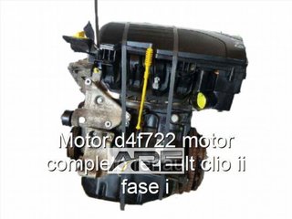 motor D4F722 Renault Clio II 1.2 gasolina  r_75149