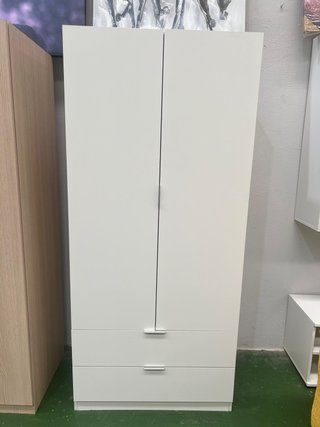 Armario NUEVO 2 puertas y 2 cajones blanco