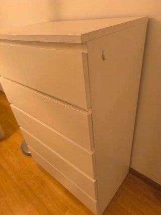 Cómoda Malm Ikea Blanca,