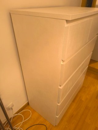 Cómoda Malm Ikea Blanca,