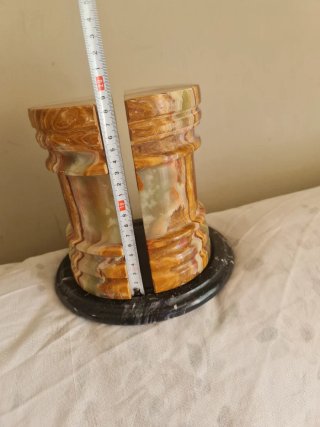 7Kg ART DÉCO Esculturas (c. 1930) Ónice Macizo