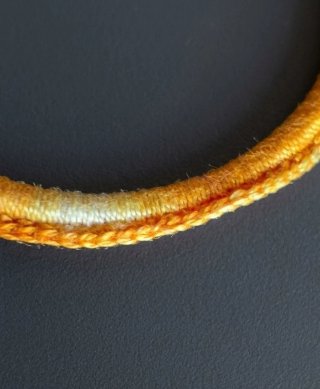 Set 3 Pulseras Rígidas Hechas a Mano (Ganchillo).
