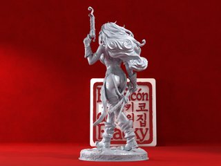 Figura Resina Red Monika, Battle Chasers 1/8