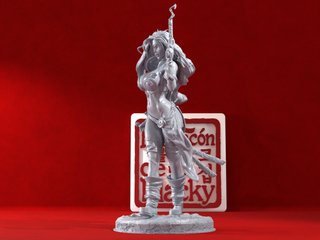 Figura Resina Red Monika, Battle Chasers 1/8