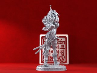 Figura Resina Red Monika, Battle Chasers 1/8