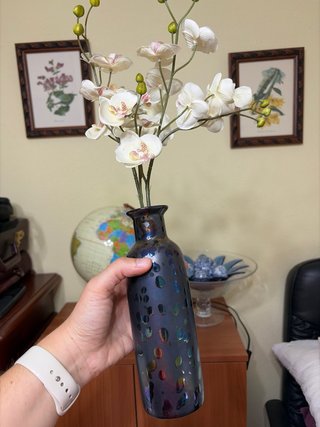 Lámpara Globo terráqueo, jarrón y centros de mesa