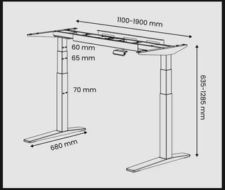 Escritorio elevable FlexiSpot E7 Pro+Roble tablero